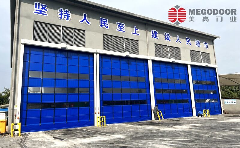 芜湖市垃圾处理中心安装堆积式快速门插图 芜湖市垃圾处理中心安装堆积式快速门插图