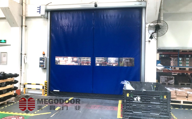徐州洁净车间专用拉链式快速卷帘门解决方案插图