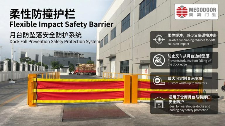 月台防坠落伸缩护栏：为装卸口与物流仓储区域提供更可靠的安全防护缩略图