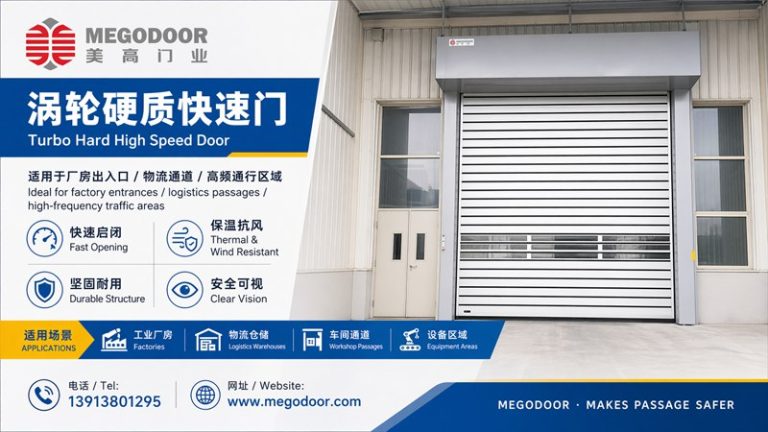 徐州车间物流门怎么选？美高门业推荐涡轮硬质快速门缩略图