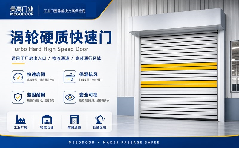 徐州车间物流门怎么选？美高门业推荐涡轮硬质快速门插图
